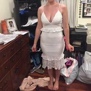 Stunning White engagement dress